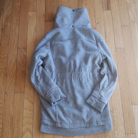 Yoki Girls Grey Jacket Size:M 8/10 Double pocket/Double Zip - Picture 3 of 4